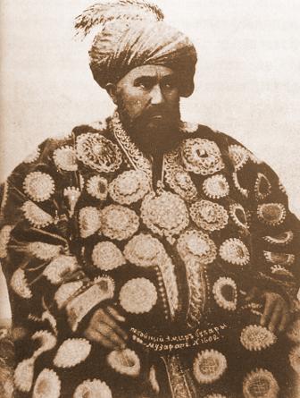 Сайид Музаффаруддин Бахадур Хан, эмир Бухары (1860-1885 гг.).